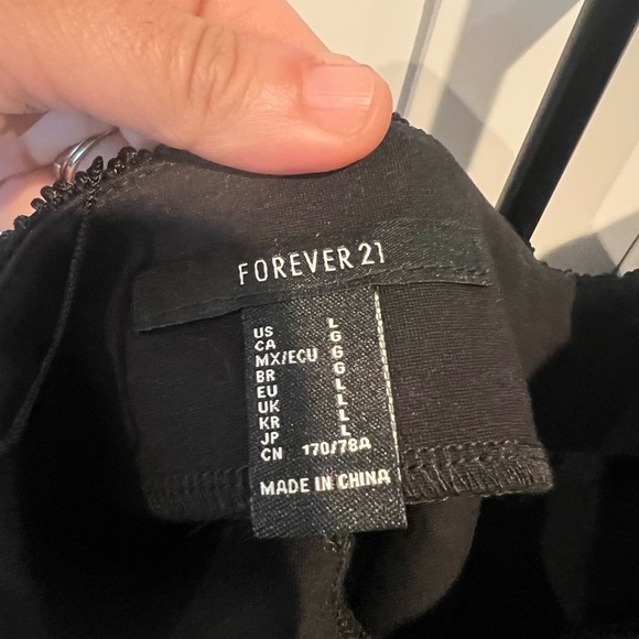 Fringe Black skirt -L - Picture 3 of 4